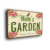 Mom's Garden Sign - 16-x-12inches