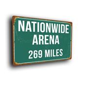 Nationwide Arena Highway Sign - 20-x-14-inches