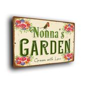 Nonna's Garden Sign - 20-x-14-inches