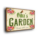 Oma's Garden Sign - 36-x-24-inches