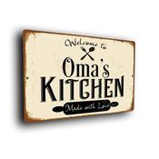 Oma's Kitchen Sign - 36-x-24-inches