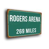 Rogers Arena Highway Sign - 20-x-14-inches