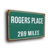 Rogers Place Highway Sign - 36-x-24-inches