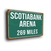 Scotiabank Arena Highway Sign - 20-x-14-inches