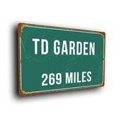 TD Garden Highway Sign - 16-x-12inches