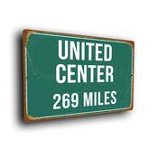 United Center Highway Sign - 36-x-24-inches image