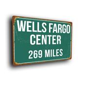 Wells Fargo Center Highway Sign - 14-x-10inches image