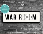 War Room Sign – Situation Room Wall Plaque, Full Color UV Protected Print, Durable Aluminum Composite, Indoor Outdoor Ready - 12-x-4-inches