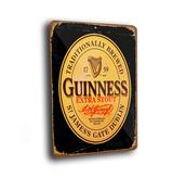 Guinness Bar Sign – Vintage Style, Fade Resistant UV Print, All-Weather Aluminum Composite, Pre-Drilled Mounting Holes, Indoor Outdoor Use - 16-x-12