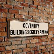 Coventry Building Society Arena Sign - 20-x-6-inches