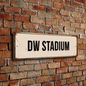 DW Stadium Sign - 20-x-6-inches