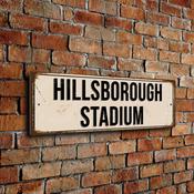 Hillsborough Stadium Sign - 24-x-8-inches