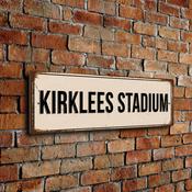 Kirklees Stadium Sign - 24-x-8-inches