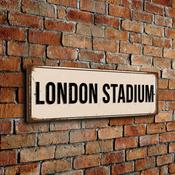 London Stadium Sign - 24-x-8-inches