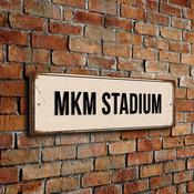 MKM Stadium Sign - 12-x-4-inches