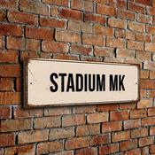 Stadium MK Sign - 20-x-6-inches