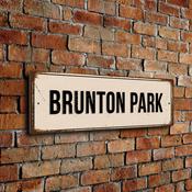 Brunton Park Stadium Sign - 20-x-6-inches