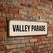 Valley Parade Stadium Sign - 24-x-8-inches