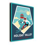 Holiday Valley Ski Club Sign - 9-x-6-inches