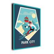 Park City Ski Club Sign - 20-x-14-inches