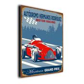 Autódromo Hermanos Rodríguez Sign – Formula 1 Gifts, F1 Race Track Décor, Durable Aluminum composite Signs, UV Protected Print, Premium Matt Finish - 14-x-10-inches image