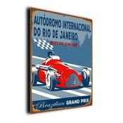 Autódromo Internacional do Rio de Janeiro Sign – Formula 1 Gifts, F1 Race Track Décor, Durable Aluminum composite Signs, UV Protected Print - 16-x-12-inches