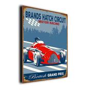 Brands Hatch Circuit Sign – Formula 1 Gifts, F1 Race Track Décor, Durable Aluminum composite Signs, UV Protected Print, Premium Matt Finish - 14-x-10-inches