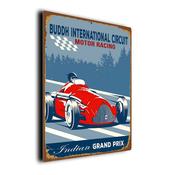 Buddh International Circuit Sign – Formula 1 Gifts, F1 Race Track Décor, Durable Aluminum composite Signs, UV Protected Print, Premium Matt Finish - 9-x-6-inches