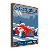 Charade Circuit Sign – Formula 1 Gifts, F1 Race Track Décor, Durable Aluminum composite Signs, UV Protected Print, Premium Matt Finish - 9-x-6-inches