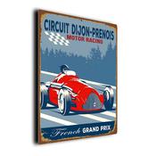 Circuit Dijon Prenois Sign – Formula 1 Gifts, F1 Race Track Décor, Durable Aluminum composite Signs, UV Protected Print, Premium Matt Finish - 9-x-6-inches