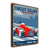 Circuit Zolder Sign – Formula 1 Gifts, F1 Race Track Décor, Durable Aluminum composite Signs, UV Protected Print, Premium Matt Finish - 20-x-14-inches