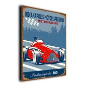 Indianapolis Motor Speedway Sign – Formula 1 Gifts, F1 Race Track Décor, Durable Aluminum composite Signs, UV Protected Print, Premium Matt Finish - 16-x-12-inches