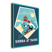 Sierra at Tahoe Ski Club Sign - 16-x-12-inches