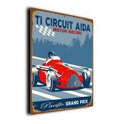 TI Circuit Aida Sign – Formula 1 Gifts, F1 Race Track Décor, Durable Aluminum composite Signs, UV Protected Print, Premium Matt Finish - 12-x-8-inches