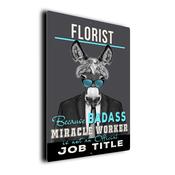 Gift for Florist – Metal Sign for Florists, UV Protected Print, Durable Indoor/Outdoor Signs, Smooth Matt Finish, Mounting Holes - 