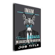 Gift for Imam – Metal Sign for Imams, UV Protected Print, Durable Indoor/Outdoor Signs, Smooth Matt Finish, Mounting Holes - 14-x-10-inches