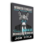 Gift for Information Technologist – Metal Sign for Information Technologists, UV Protected Print, Durable Indoor/Outdoor Signs, Smooth Matt Finish, Mounting Holes - 14-x-10-inches