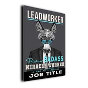 Gift for Leadworker – Metal Sign for Leadworkers, UV Protected Print, Durable Indoor/Outdoor Signs, Smooth Matt Finish, Mounting Holes - 
