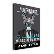 Gift for Numerologist – Metal Sign for Numerologists, UV Protected Print, Durable Indoor/Outdoor Signs, Smooth Matt Finish, Mounting Holes - 16-x-12-inches