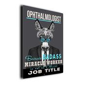 Gift for Ophthalmologist – Metal Sign for Ophthalmologists, UV Protected Print, Durable Indoor/Outdoor Signs, Smooth Matt Finish, Mounting Holes - 