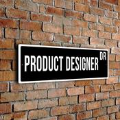 Product Designer Street Sign - 20-x-6-inches
