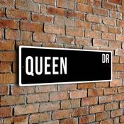Queen Street Sign - 20-x-6-inches image