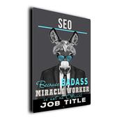 Gift for Seo – Metal Sign for Seos, UV Protected Print, Durable Indoor/Outdoor Signs, Smooth Matt Finish, Mounting Holes - 