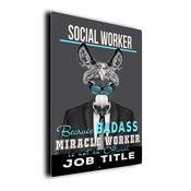 Gift for Social Worker - 12-x-8-inches