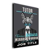 Gift for Tutor – Metal Sign for Tutors, UV Protected Print, Durable Indoor/Outdoor Signs, Smooth Matt Finish, Mounting Holes - 