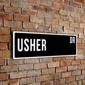 Usher Street Sign - 24-x-8-inches image