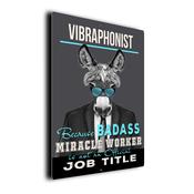 Gift for Vibraphonist – Metal Sign for Vibraphonists, UV Protected Print, Durable Indoor/Outdoor Signs, Smooth Matt Finish, Mounting Holes - 