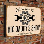 Big Daddy's Shop Sign - 16-x-12-inches-2