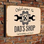 Dad's Shop Sign - 9-x-6-inches-2