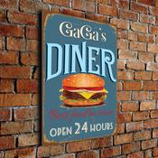 GaGa's Diner Sign - 12-x-8-inches-2